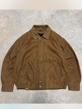 Vintage Suede Bomber Jacket